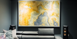 Custom Stone Finishes & LED Lighting